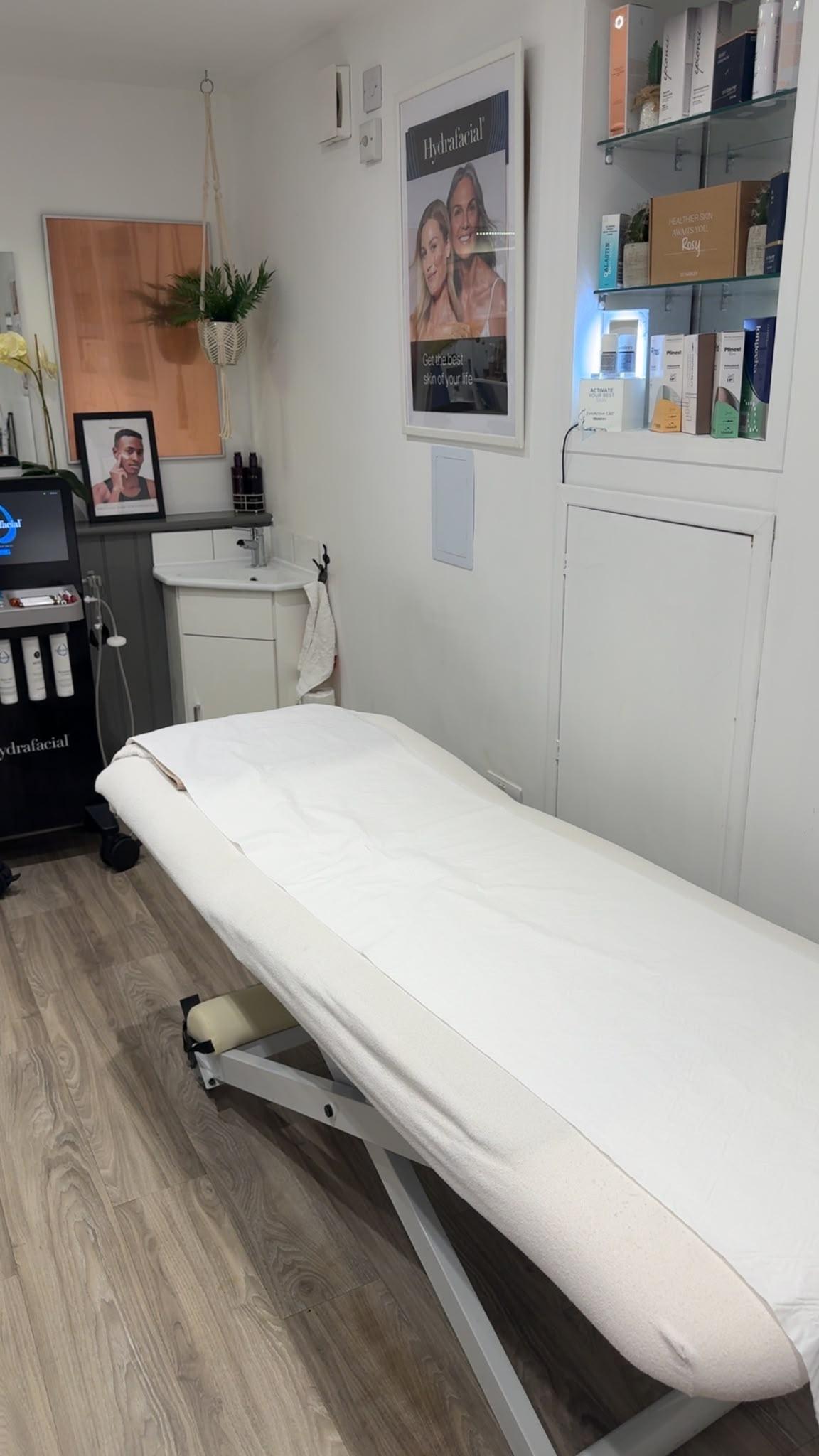 The treatment room at Crystal Rose, Needham Market